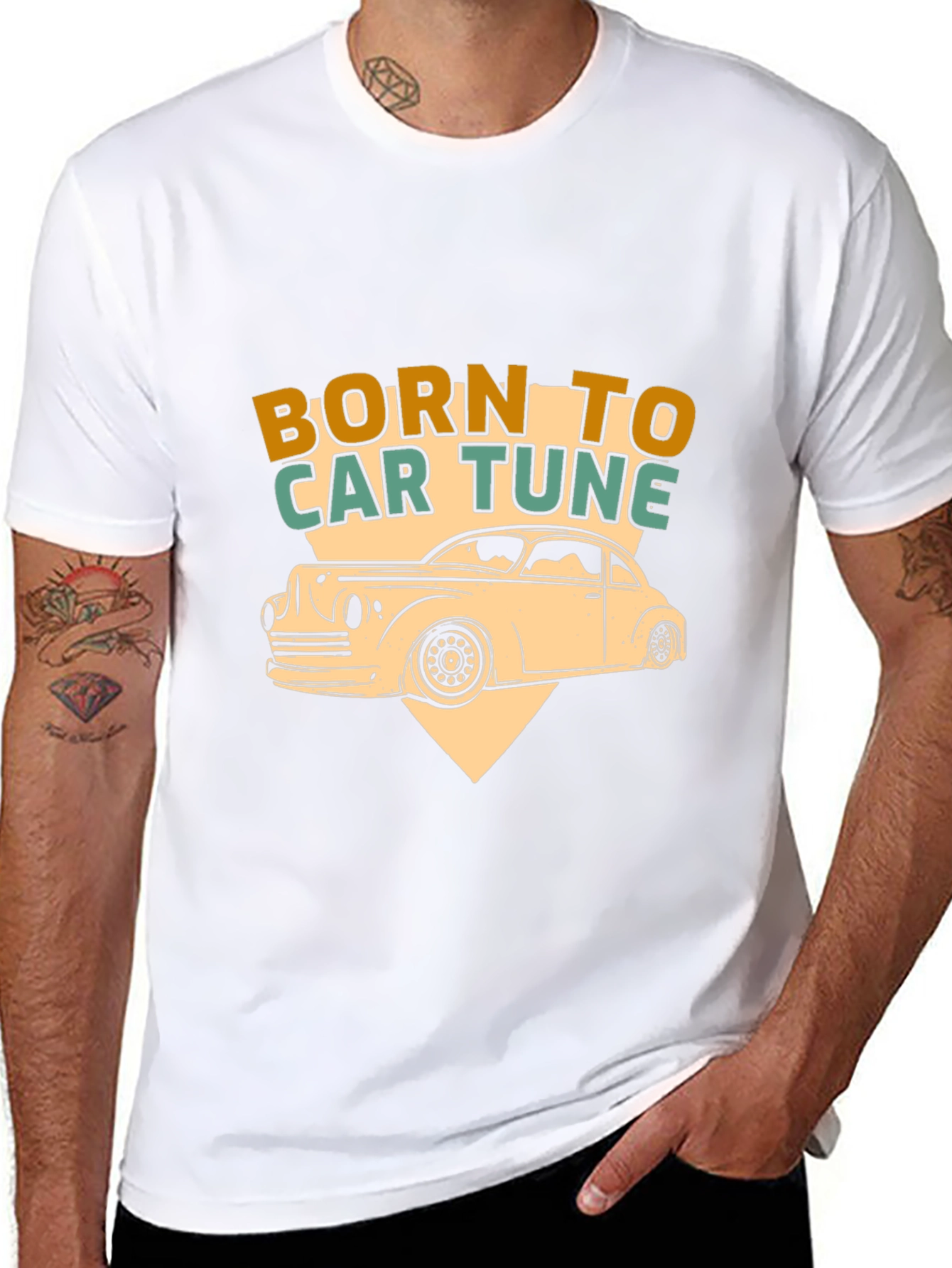 Born to Car Tune Graphic T-Shirt