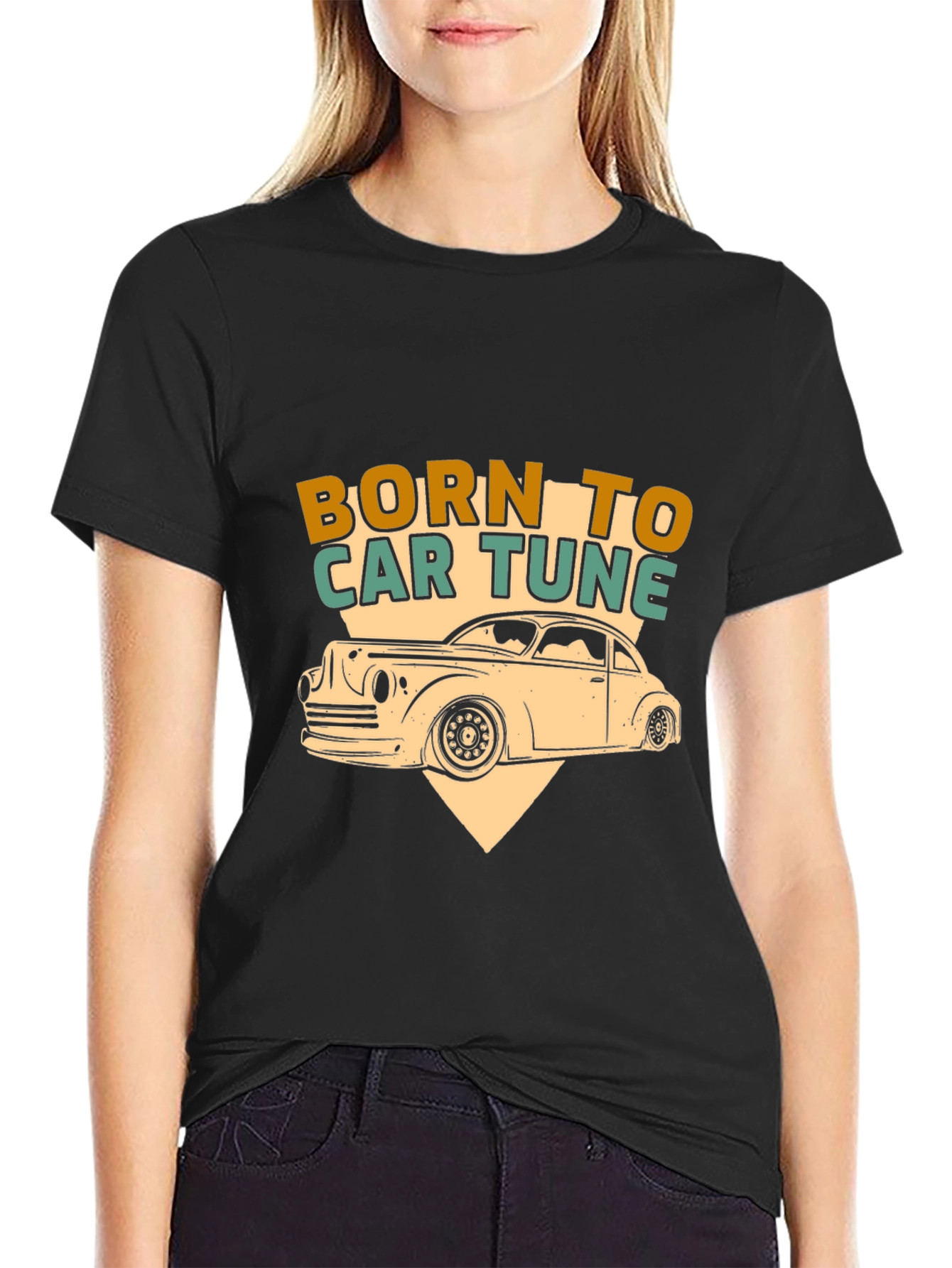 Born to Car Tune Graphic T-Shirt