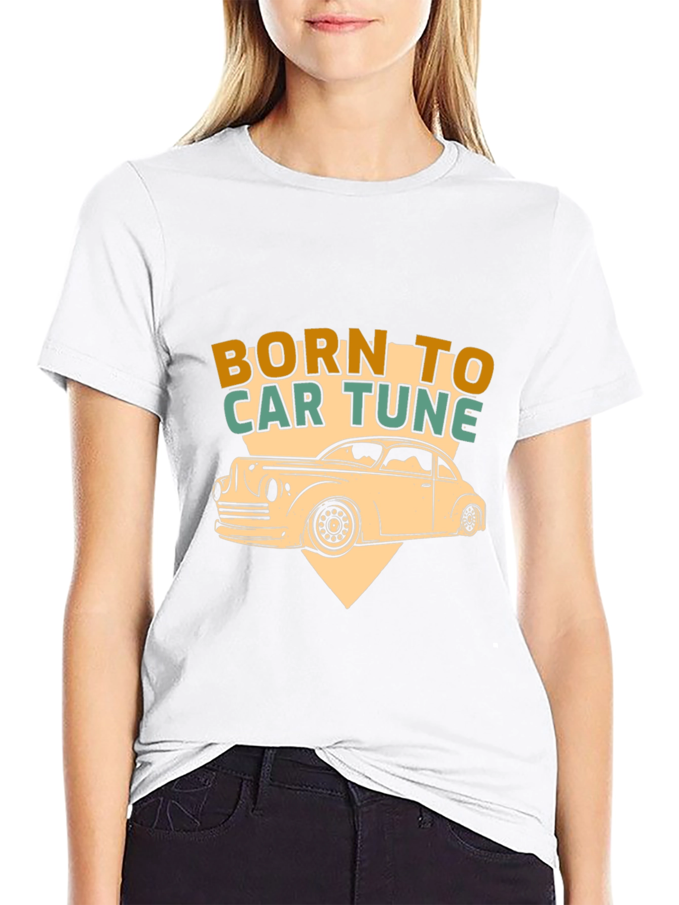 Born to Car Tune Graphic T-Shirt