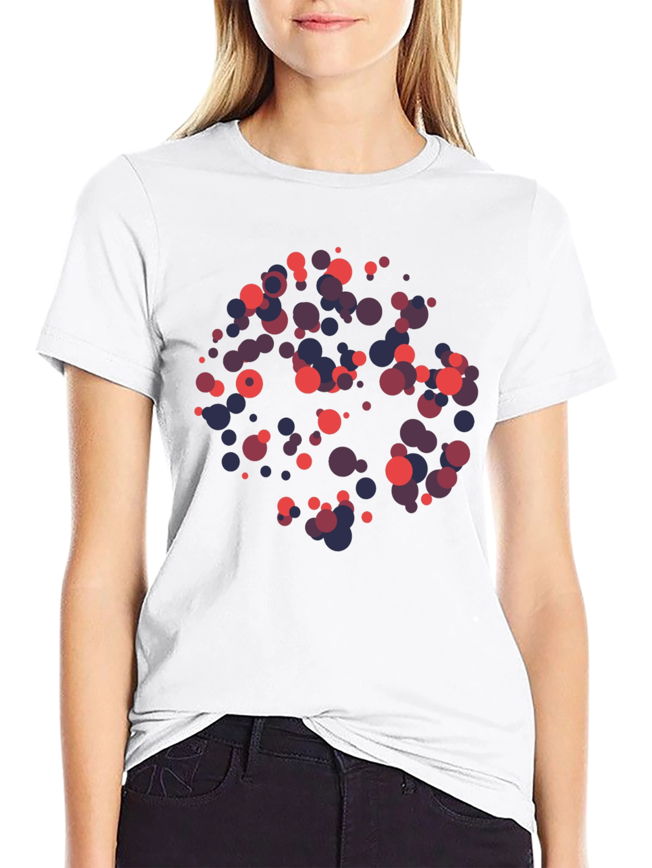 Abstract Circle Pattern T-Shirt