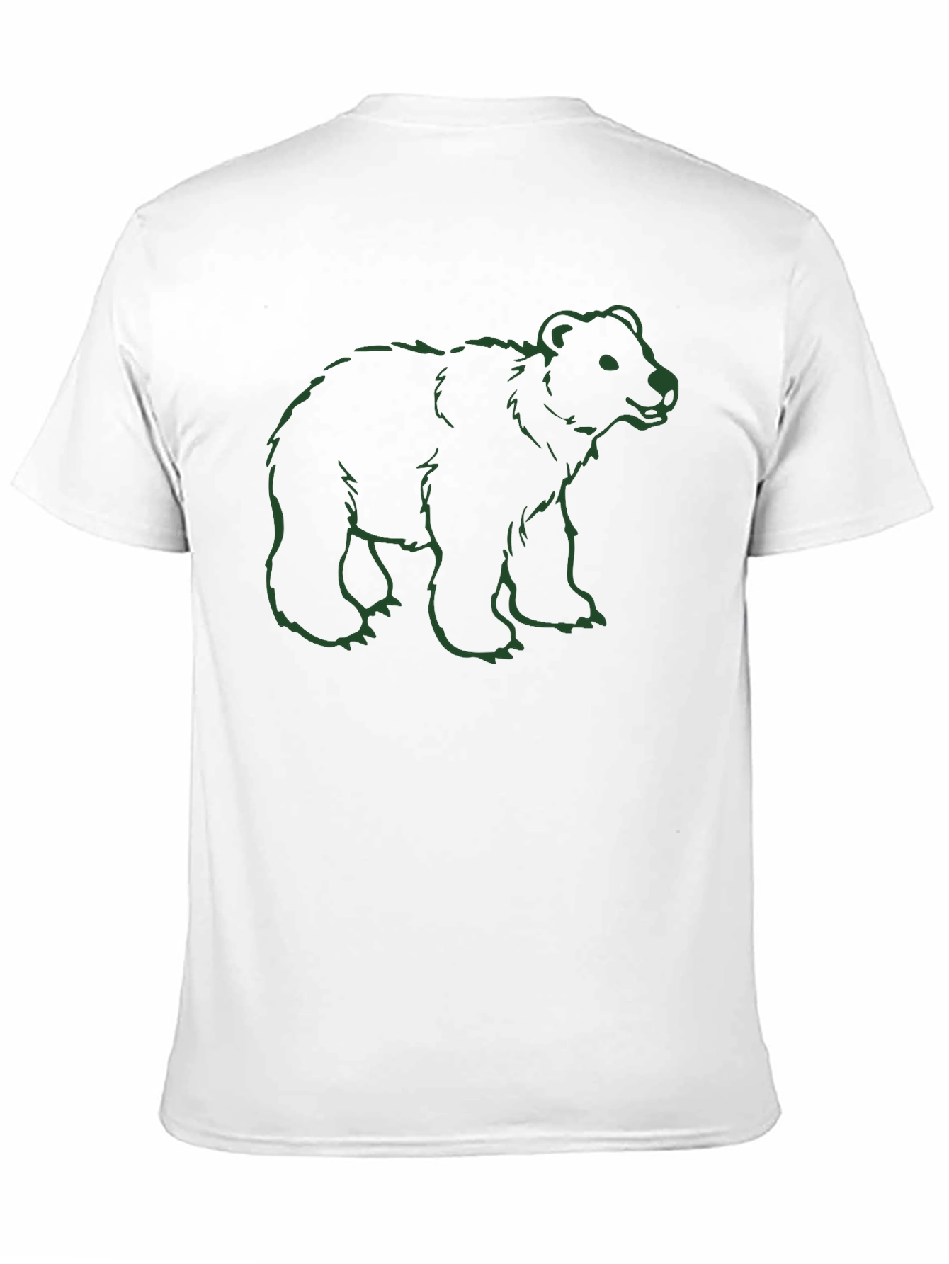 Bear Graphic Tee - Casual Cotton Comfort