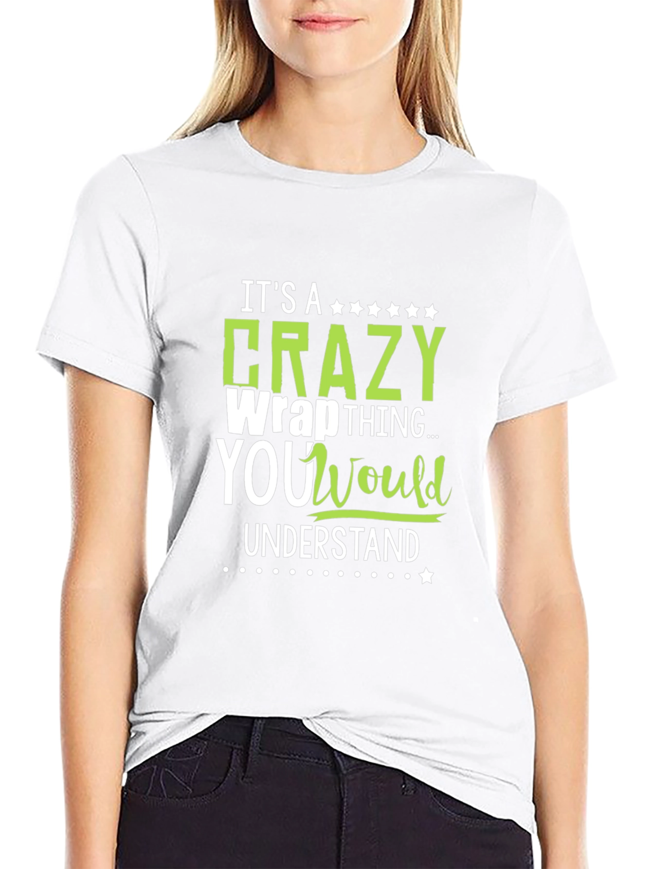 Crazy Wrap Thing T-Shirt - Funny Graphic Tee