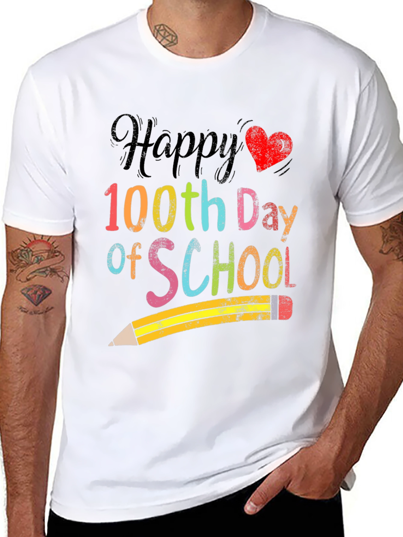 Happy 100th Day of School Graphic Tee