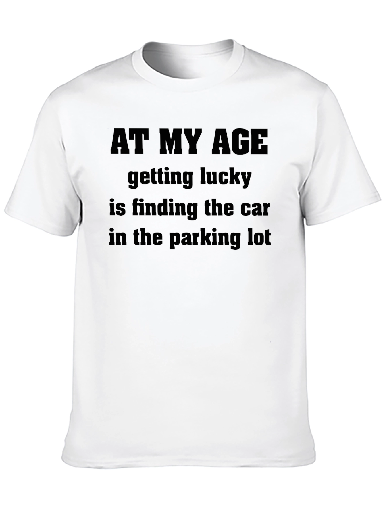 Funny At My Age Graphic Tee - Black