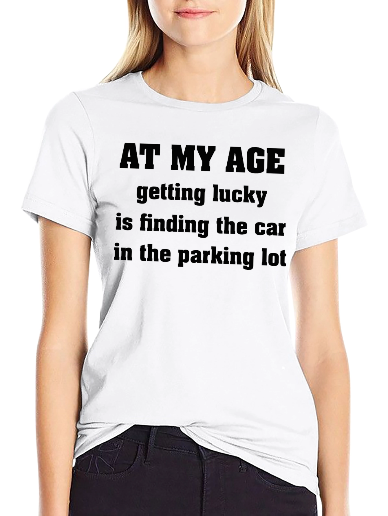 Funny At My Age Graphic Tee - Black