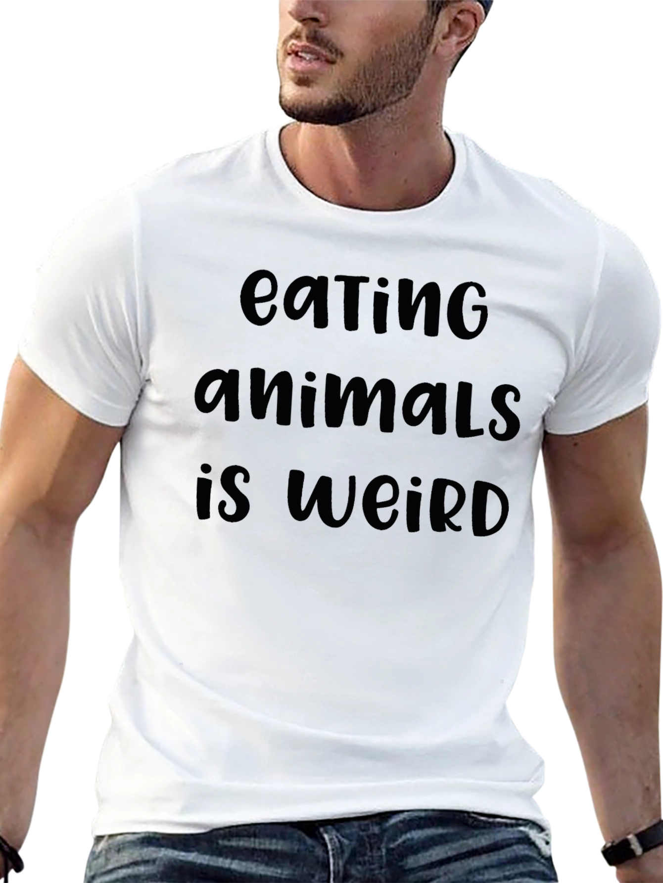 Eating Animals Is Weird Graphic T-Shirt