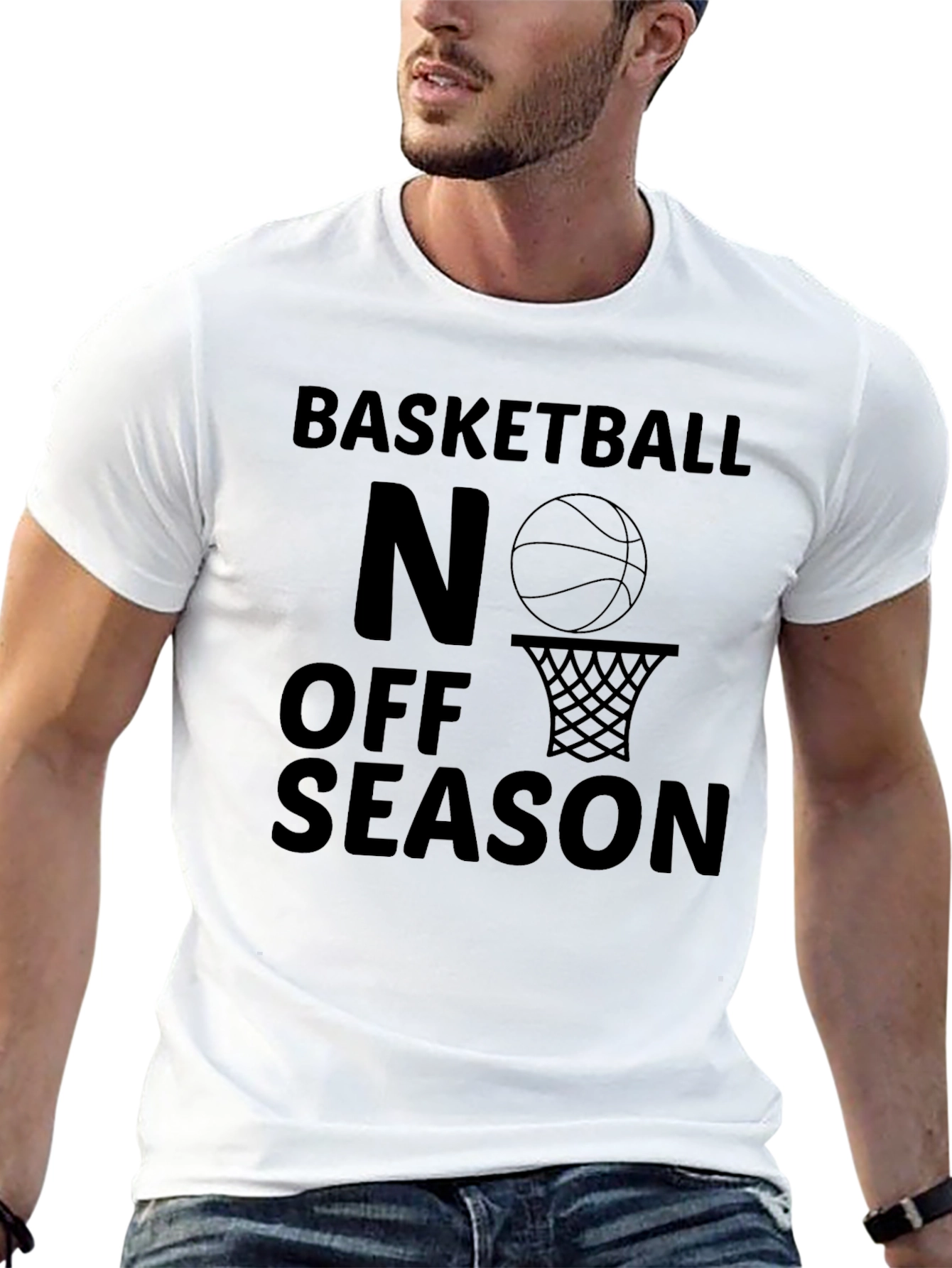 Basketball No Off Season Graphic Tee