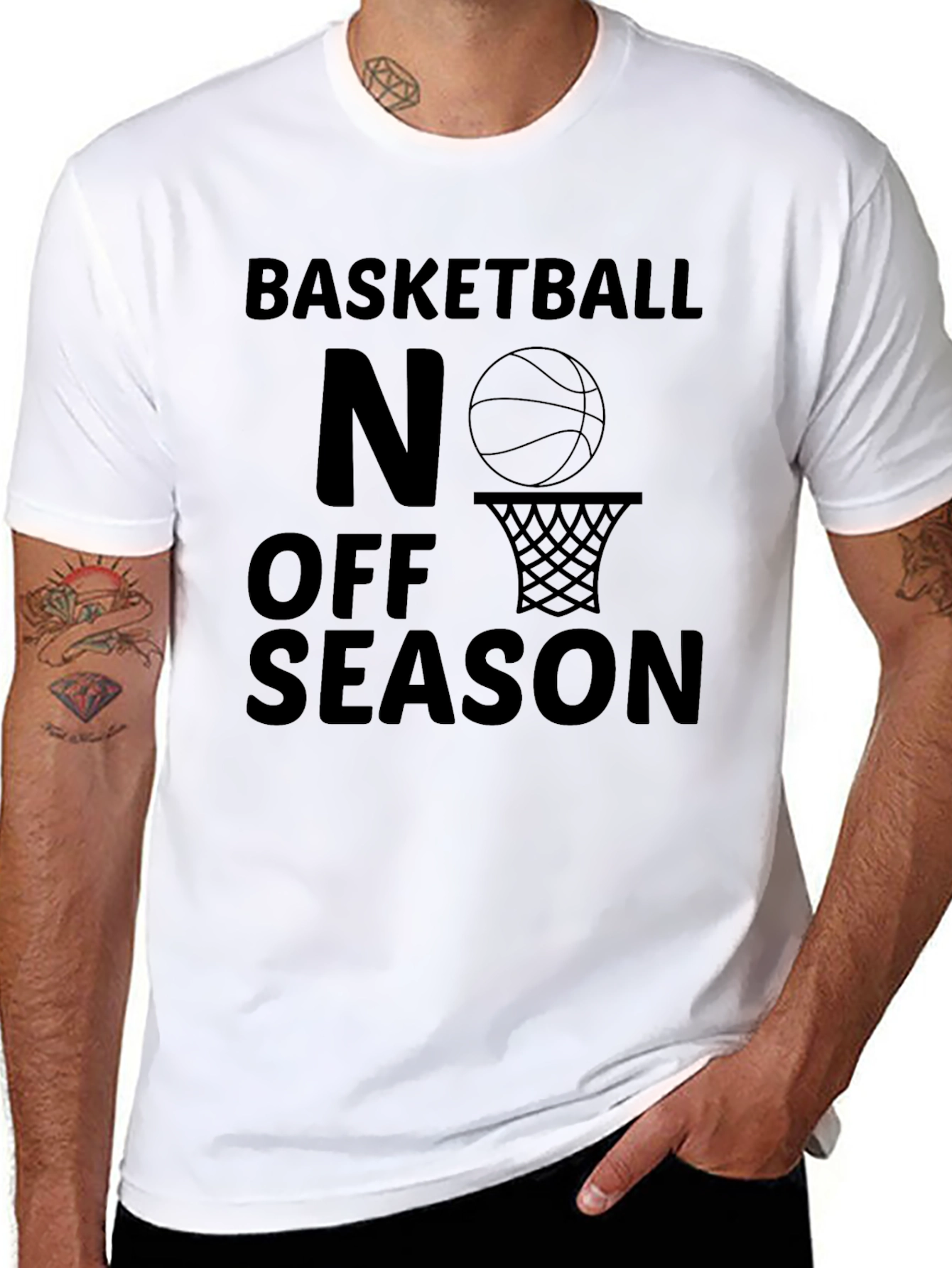 Basketball No Off Season Graphic Tee