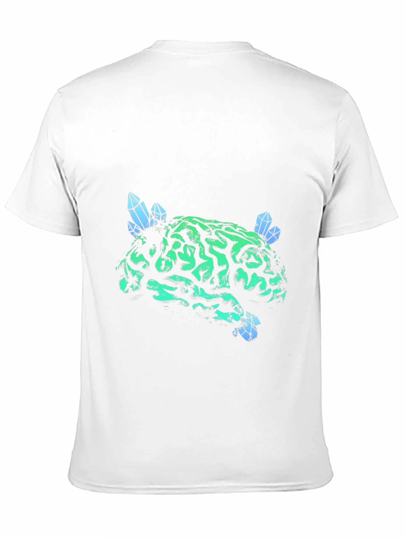 Brain Crystal T-Shirt - Unique Graphic Tee