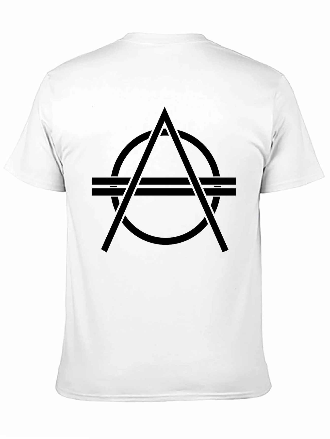 Abstract Symbol Black Graphic T-Shirt