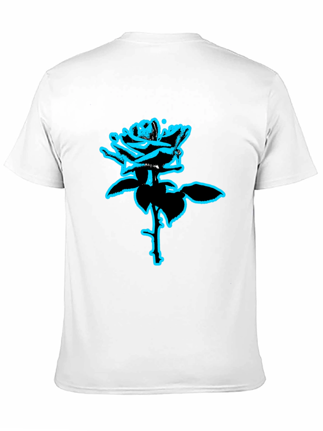 Rose Graphic Tee - Modern Style