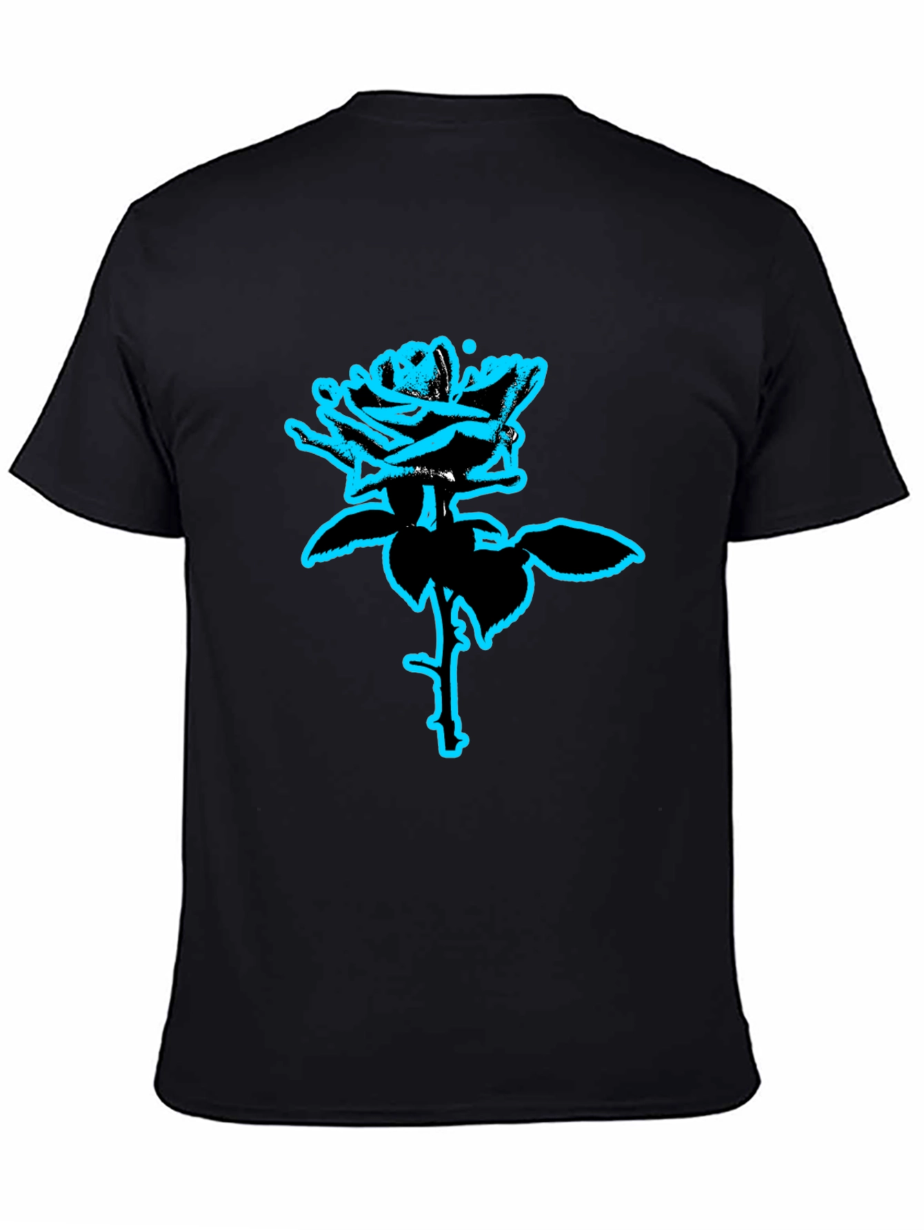 Rose Graphic Tee - Modern Style