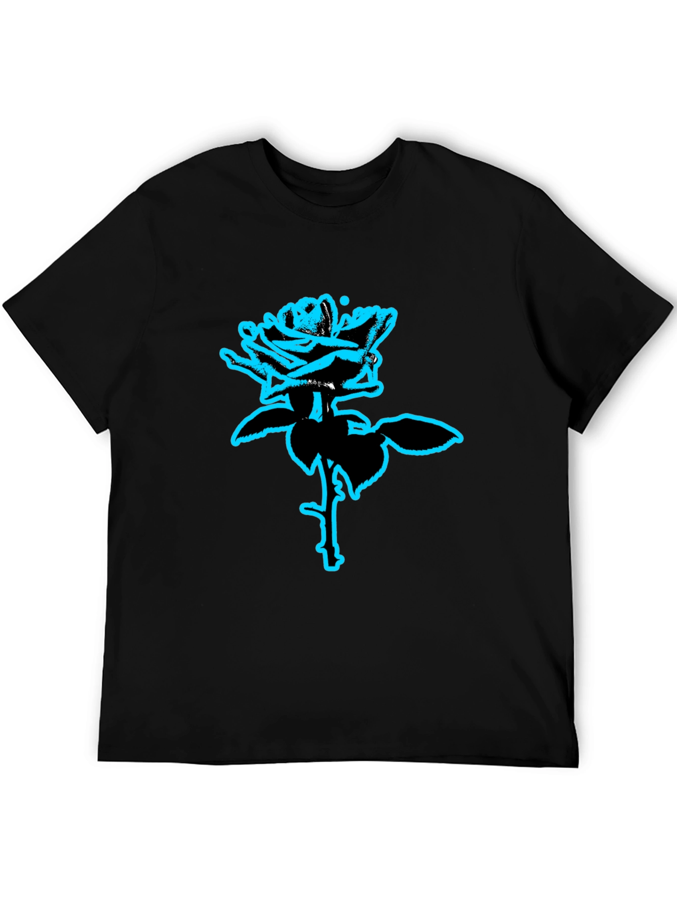 Rose Graphic Tee - Modern Style