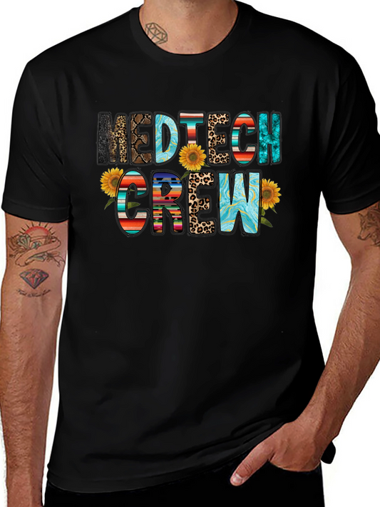 Medtech Crew T-Shirt - Colorful Design
