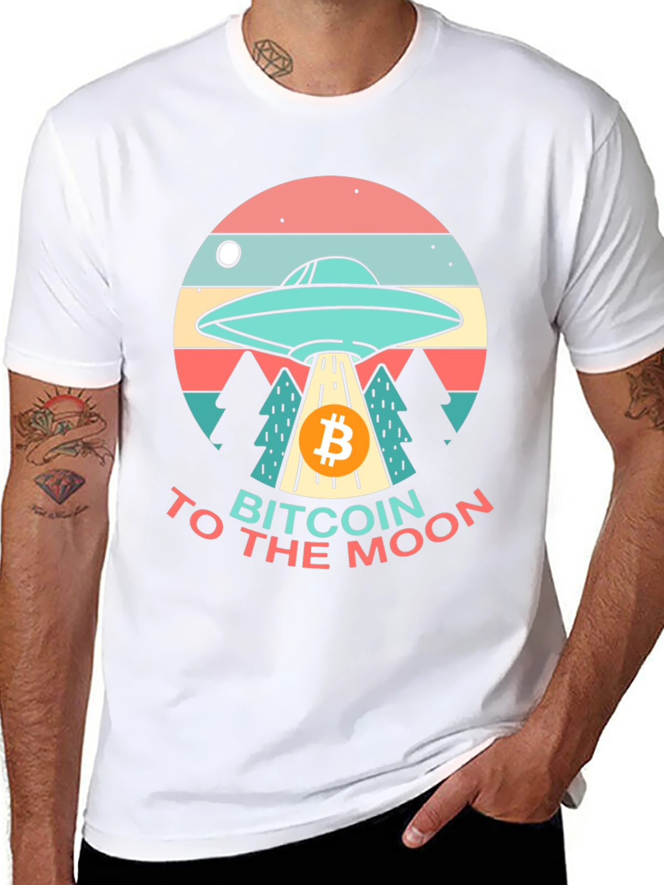 Bitcoin to the Moon T-Shirt