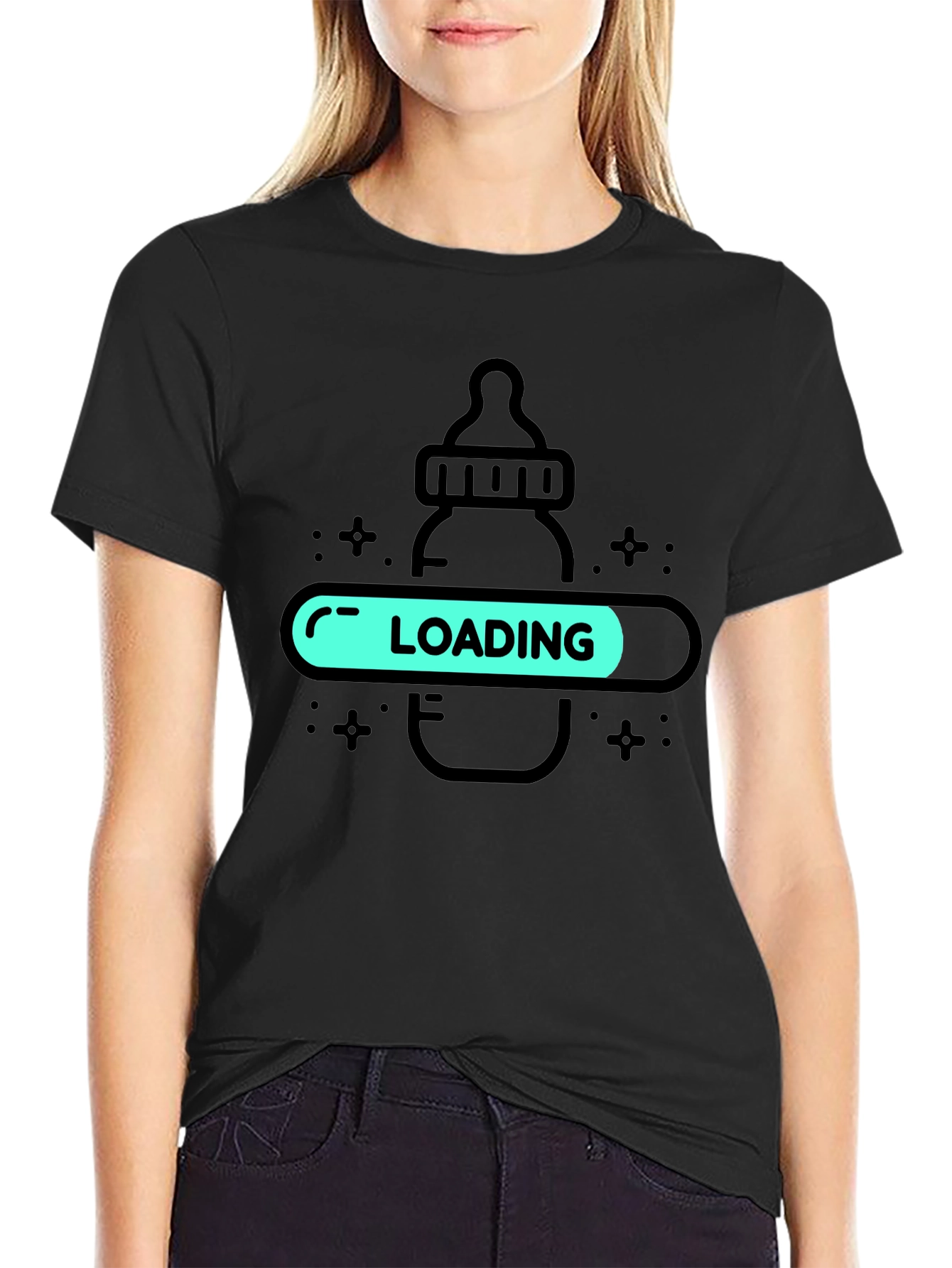 Baby Loading T-Shirt - Pregnancy Announcement Tee