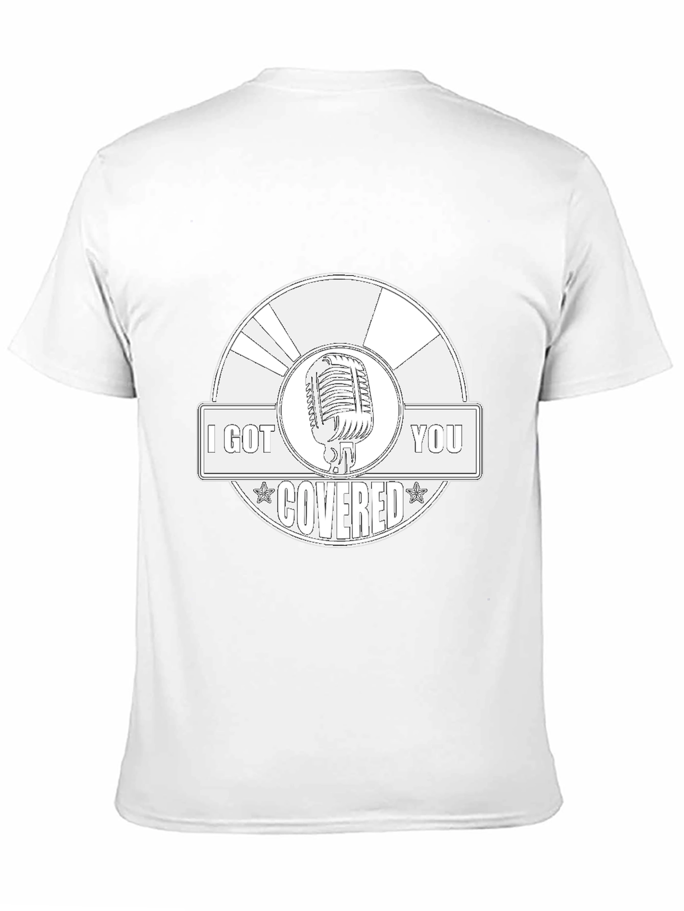 I Got You Covered Microphone Graphic Tee