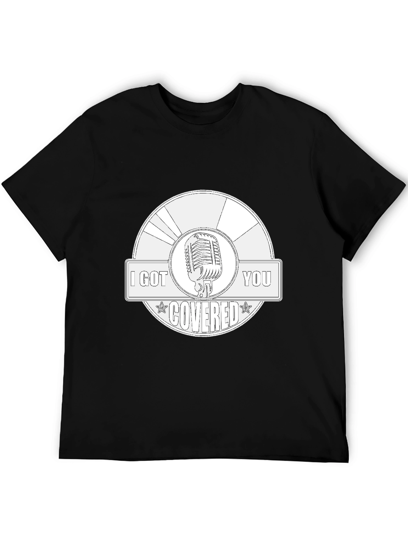 I Got You Covered Microphone Graphic Tee