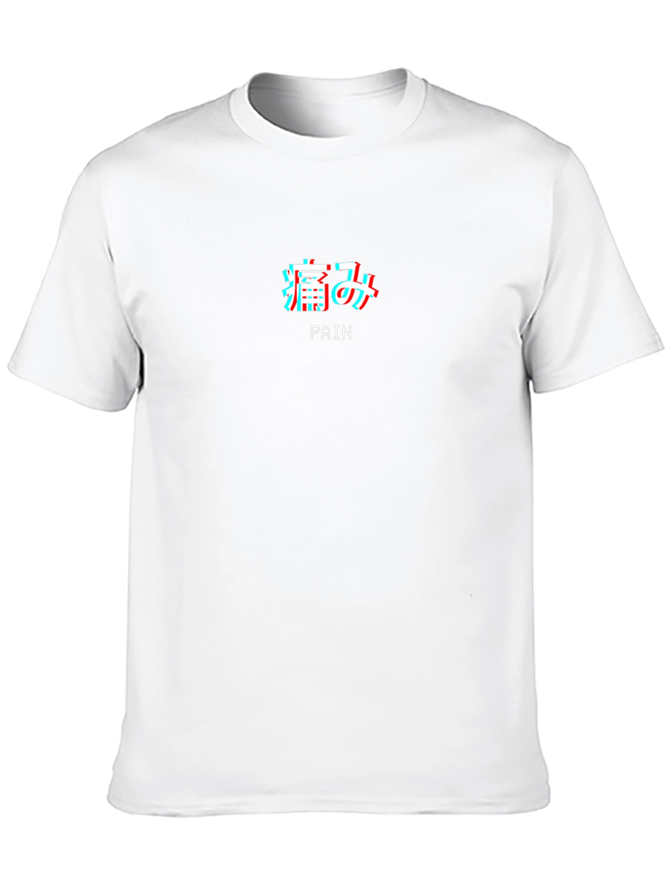 Pain Graphic T-Shirt - Black Japanese Style