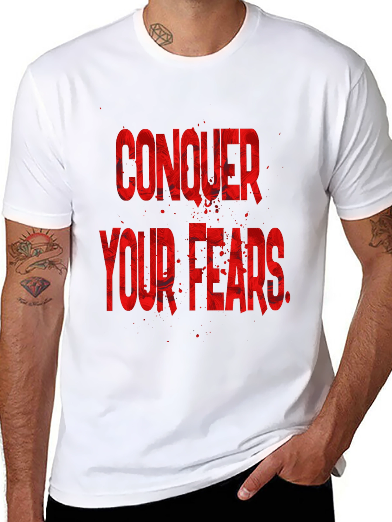 Conquer Your Fears Graphic T-Shirt