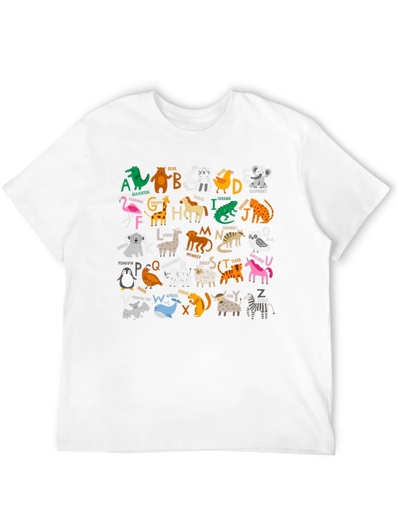 Animal Alphabet T-Shirt - Educational & Fun