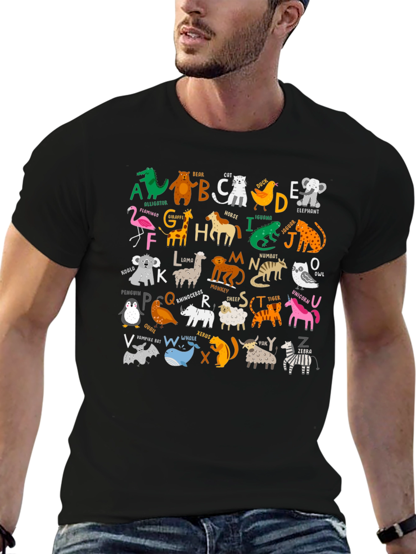 Animal Alphabet T-Shirt - Educational & Fun