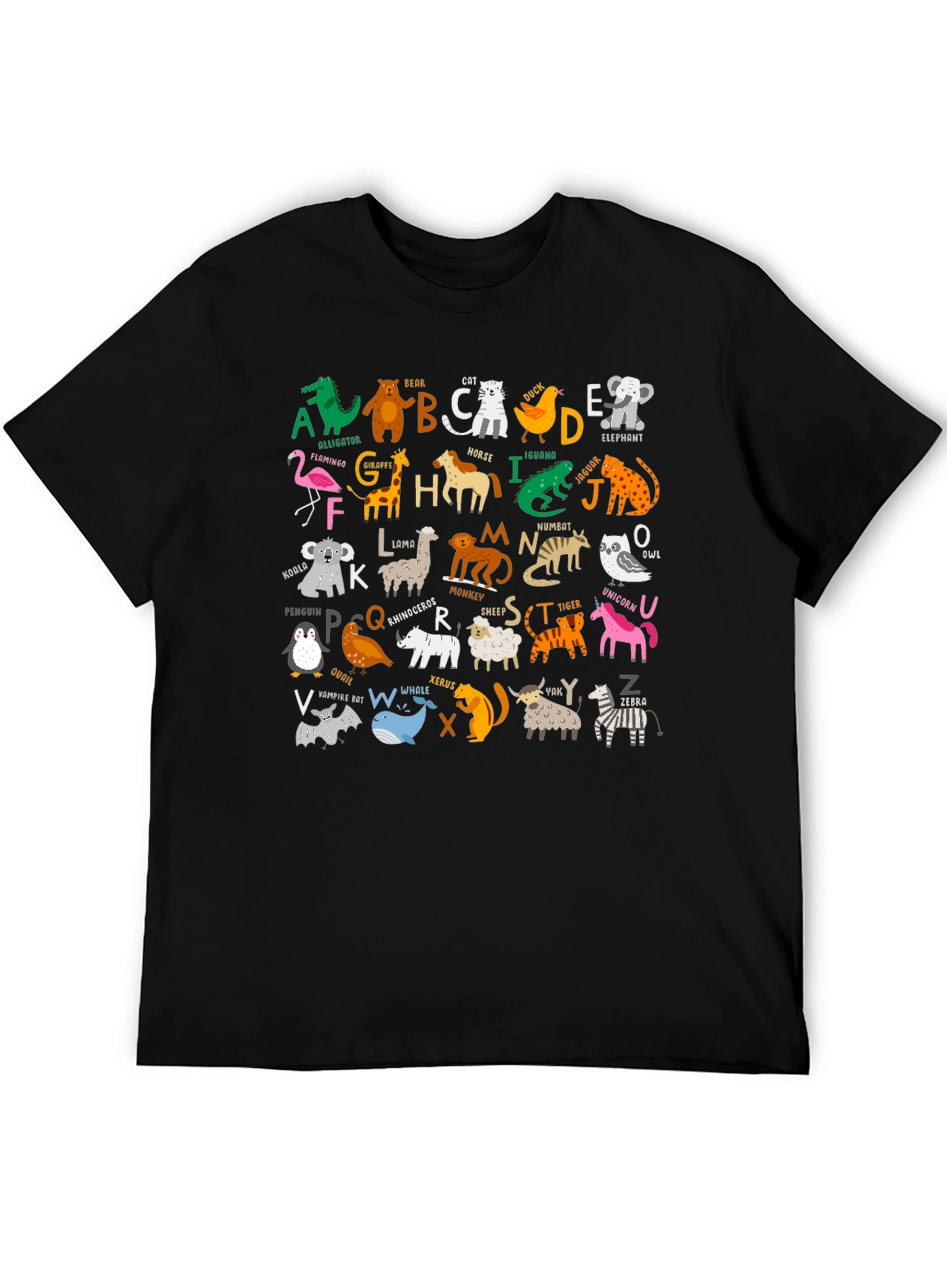 Animal Alphabet T-Shirt - Educational & Fun