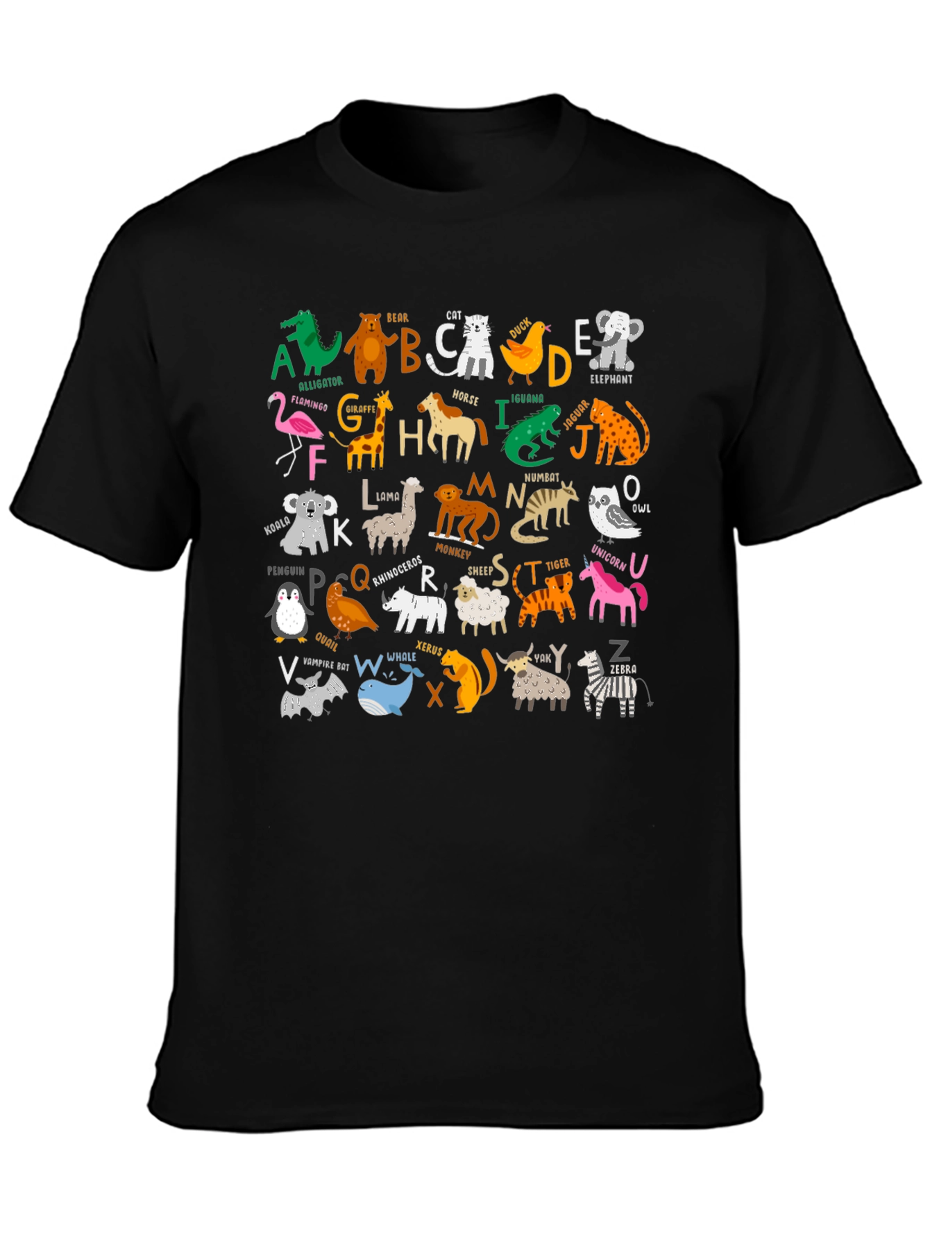 Animal Alphabet T-Shirt - Educational & Fun