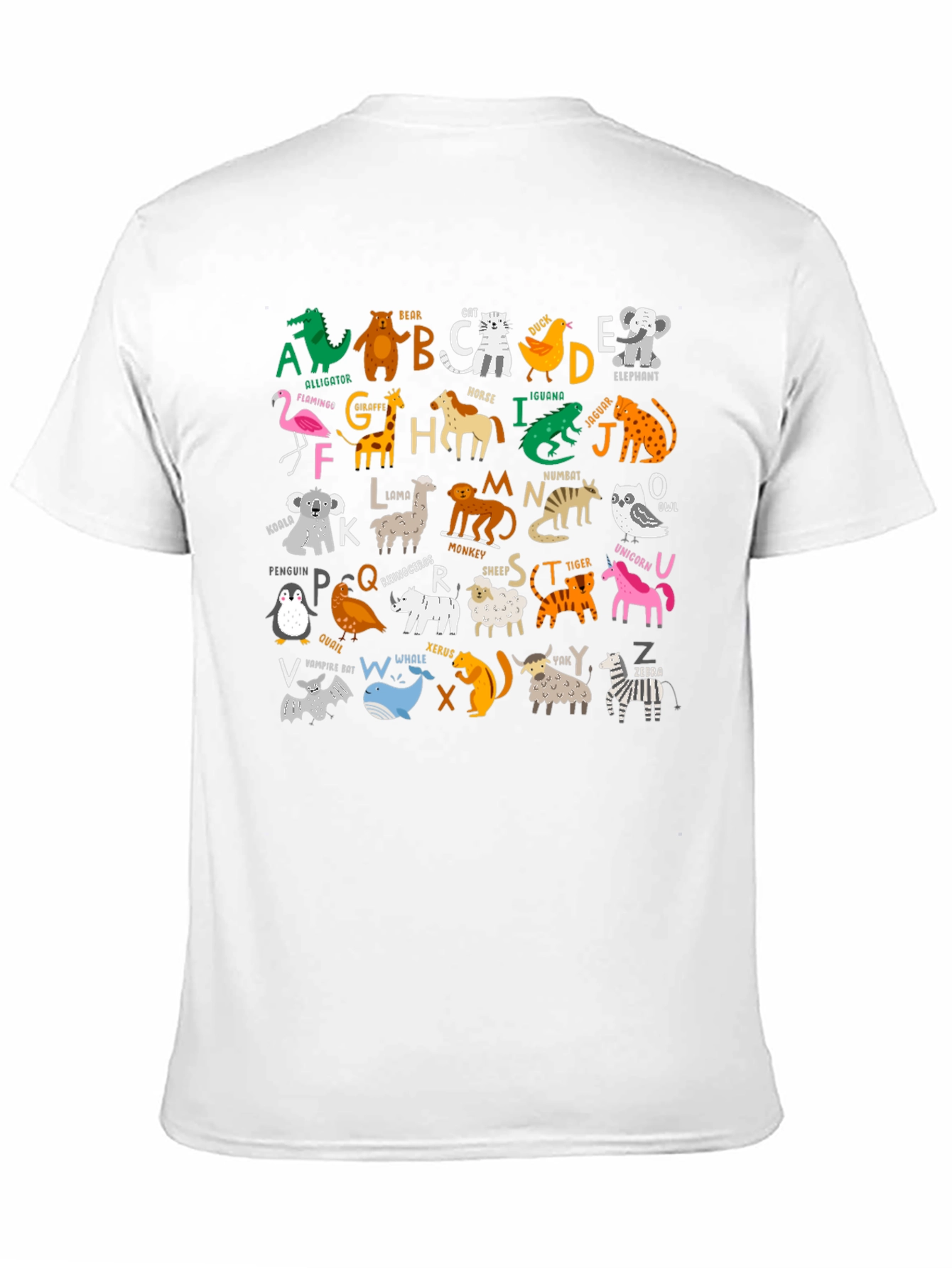 Animal Alphabet T-Shirt - Educational & Fun