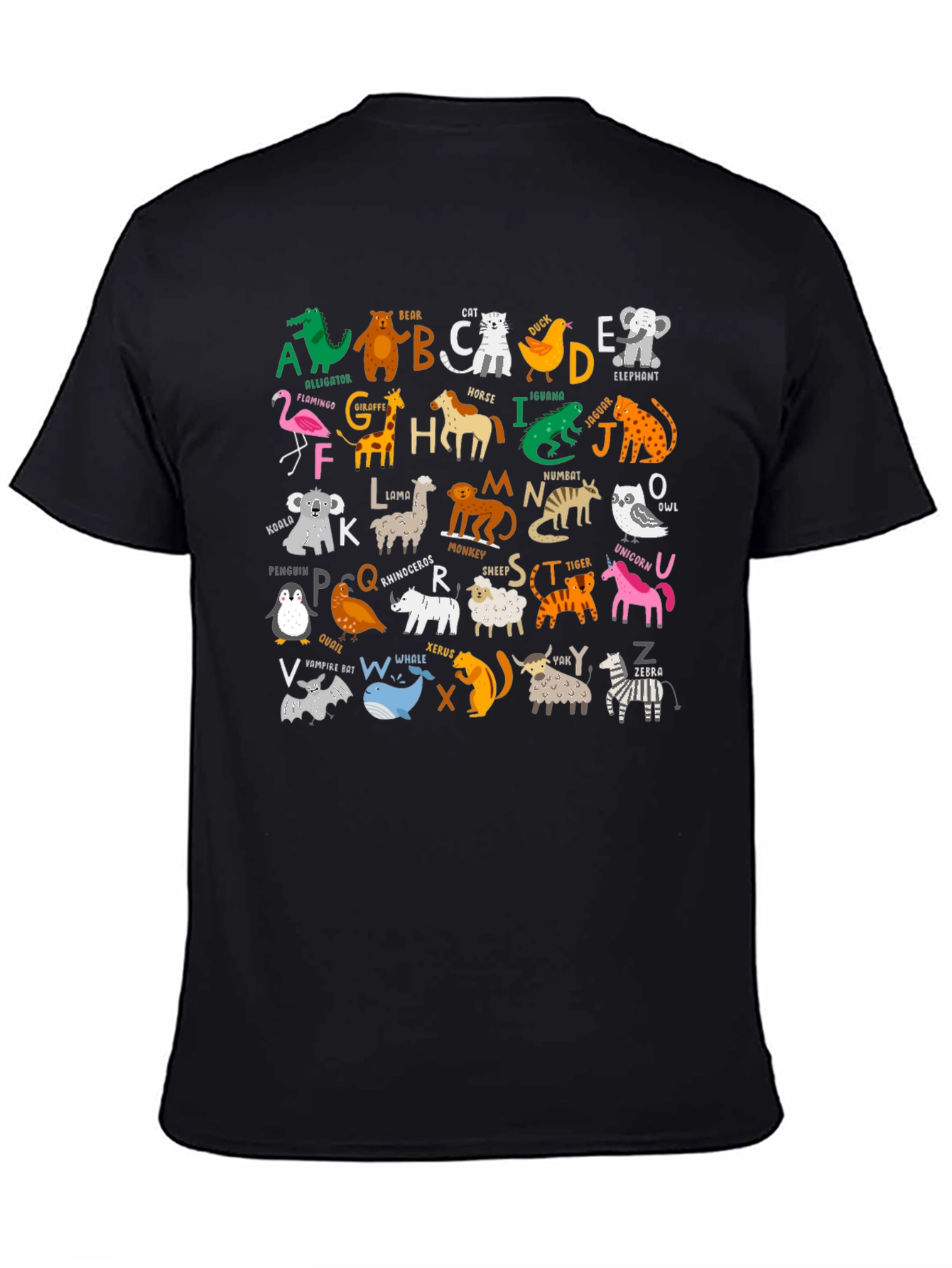 Animal Alphabet T-Shirt - Educational & Fun
