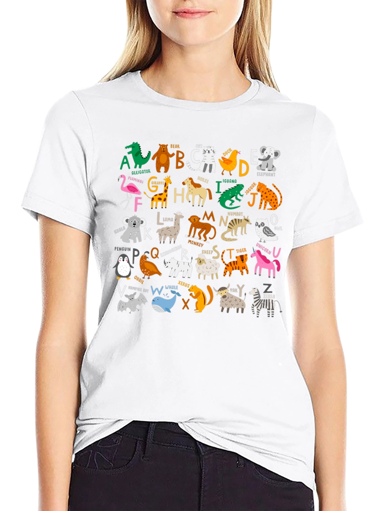 Animal Alphabet T-Shirt - Educational & Fun