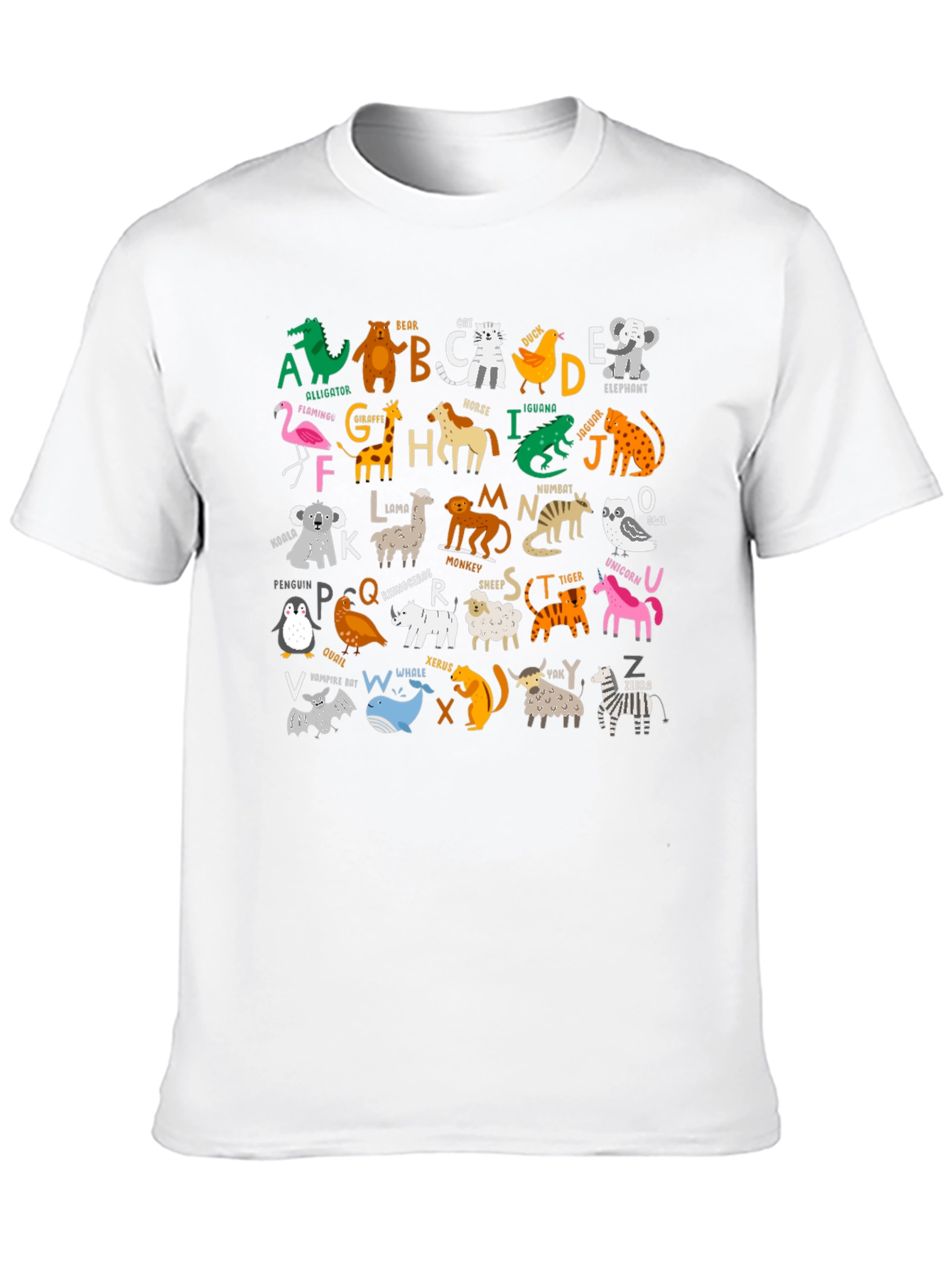 Animal Alphabet T-Shirt - Educational & Fun