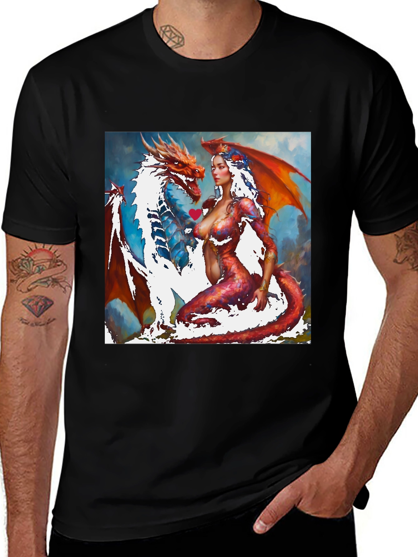 Dragon & Mermaid T-Shirt