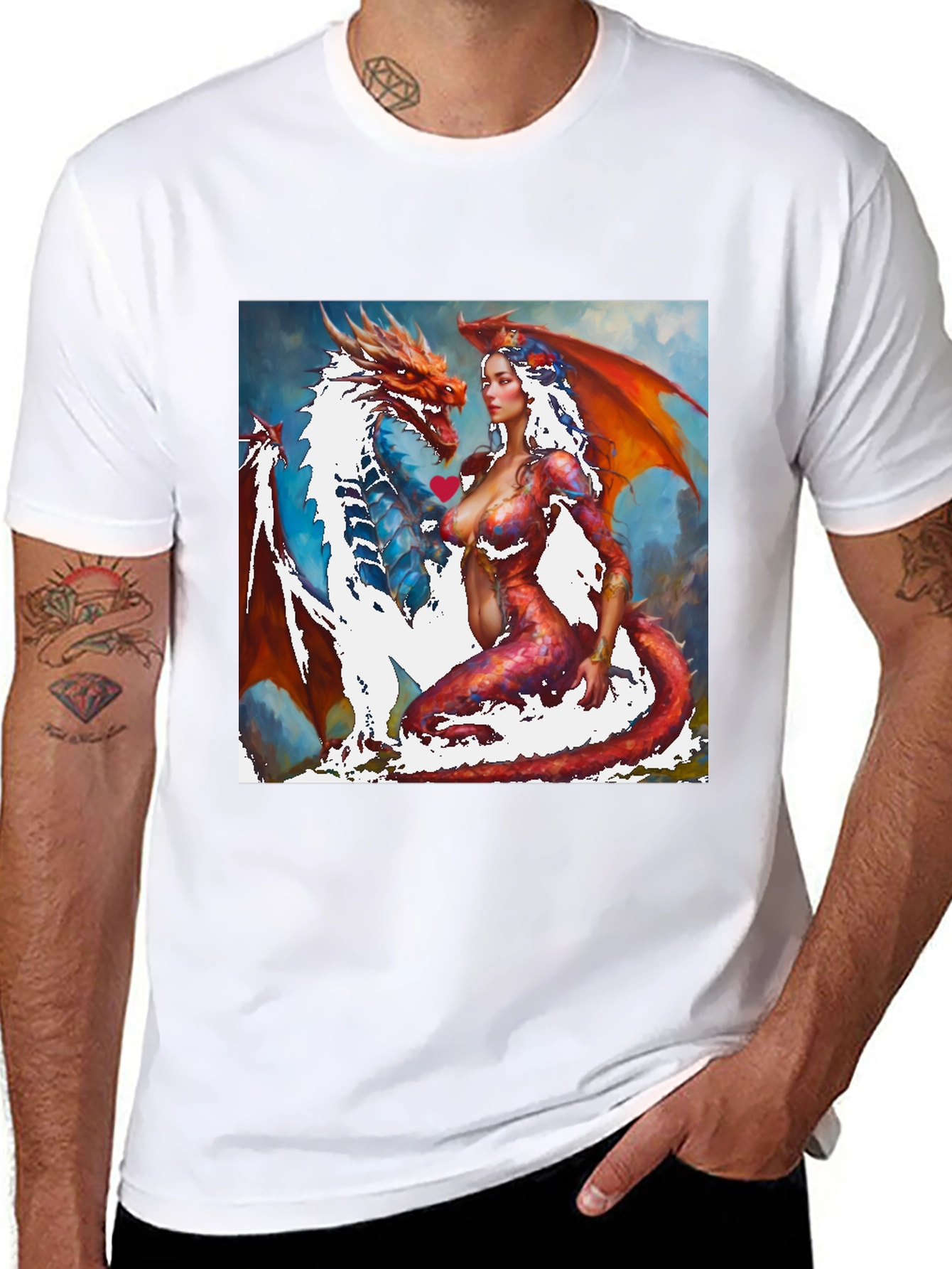 Dragon & Mermaid T-Shirt