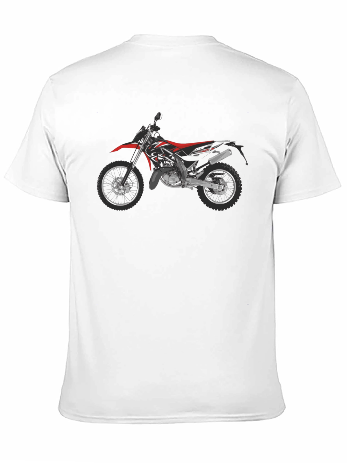 Motorcycle Graphic T-Shirt - Black Cotton Tee