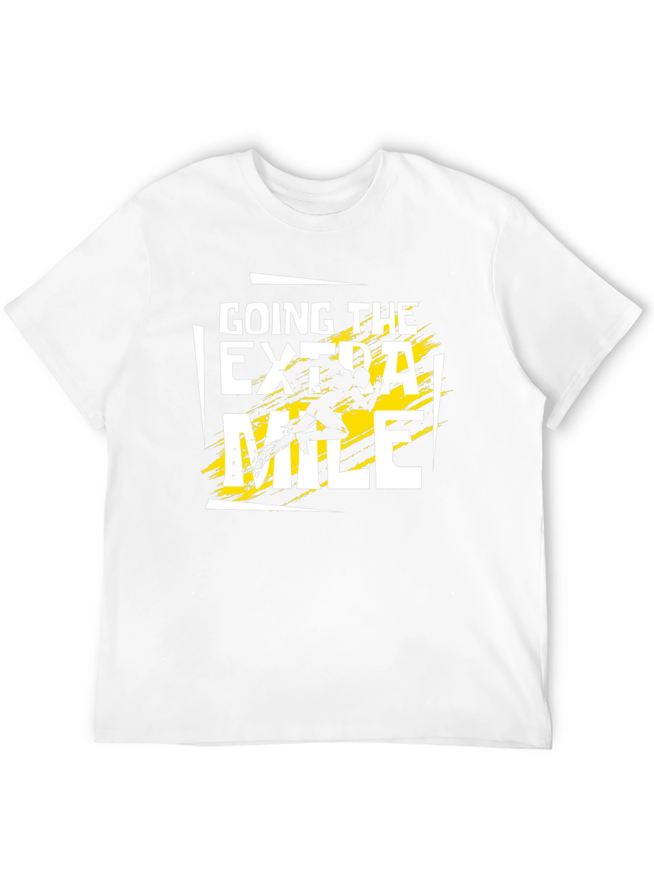 Going The Extra Mile Graphic Black T-Shirt