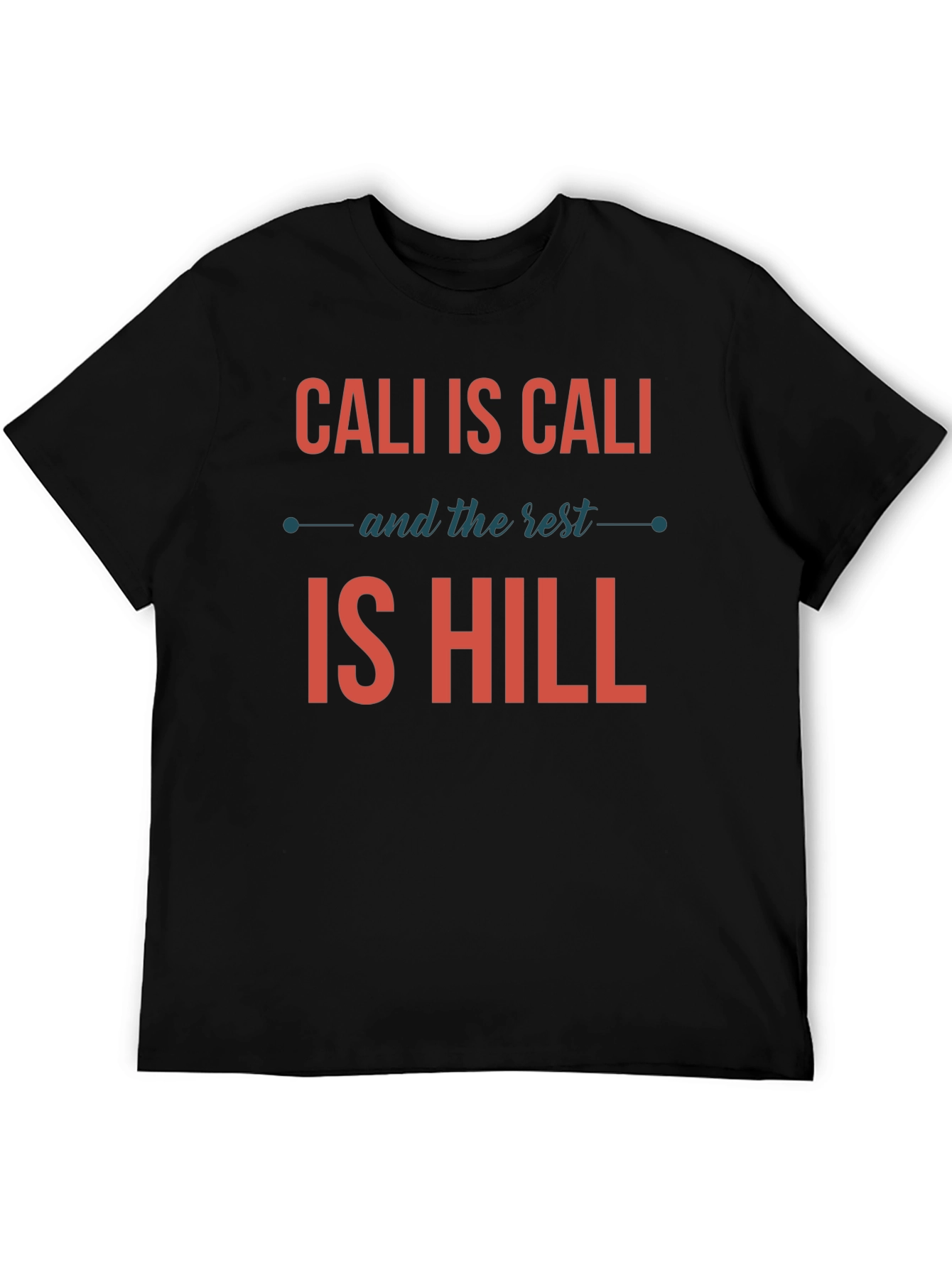 Cali Is Cali Graphic Tee - Black T-Shirt