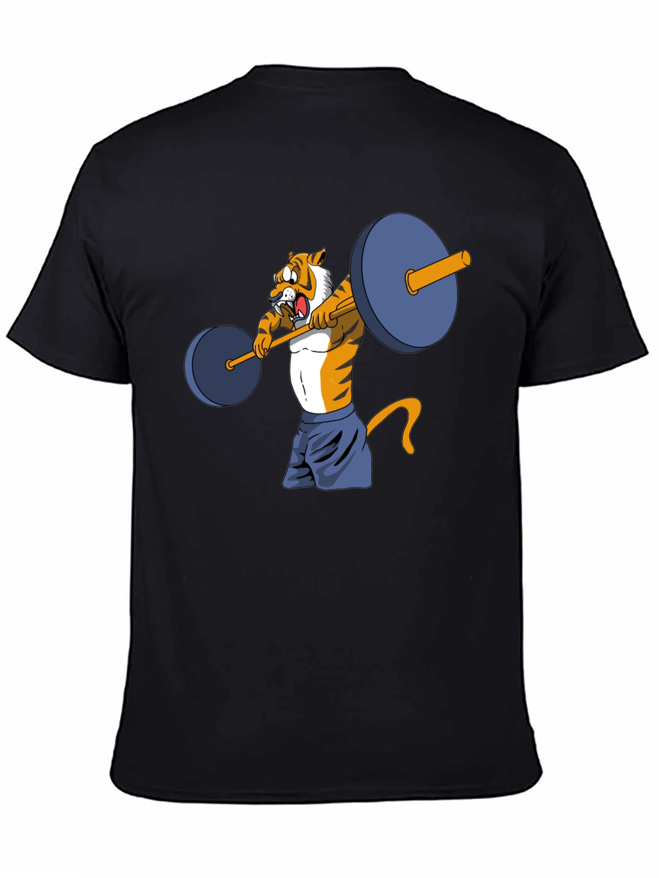 Tiger Lifting Weights Graphic Tee