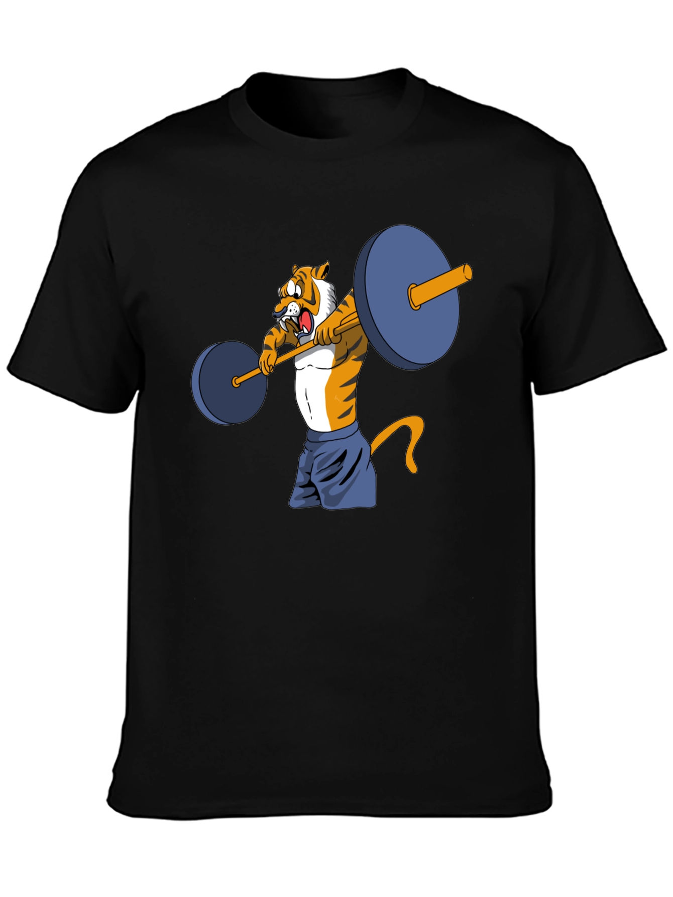 Tiger Lifting Weights Graphic Tee