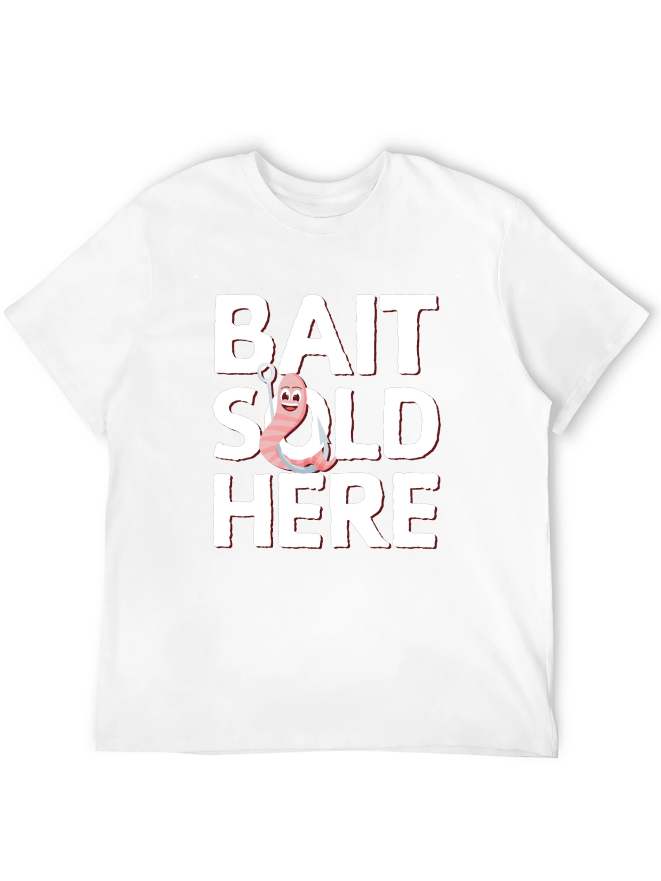Bait Sold Here Graphic T-Shirt - Fishing Humor