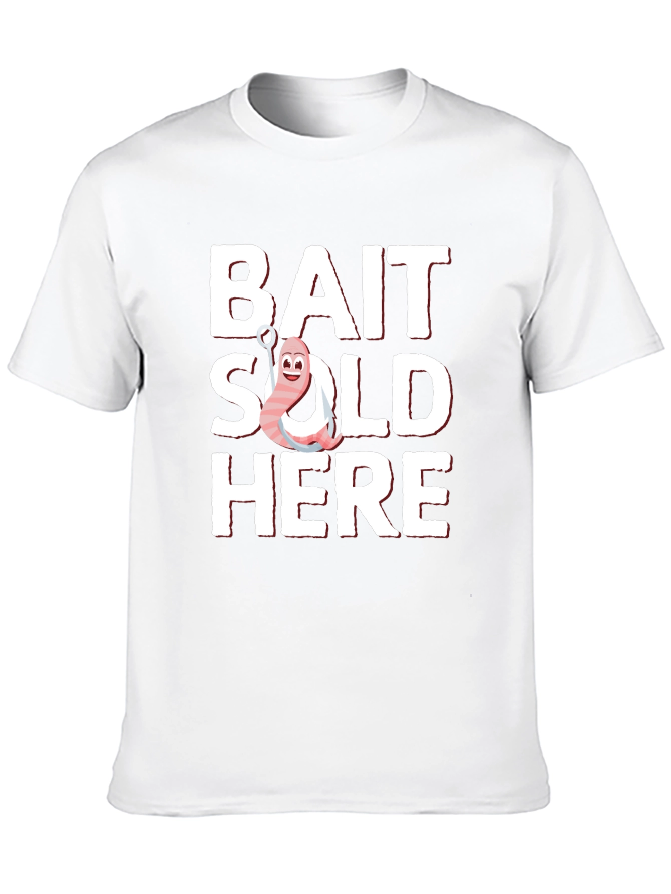 Bait Sold Here Graphic T-Shirt - Fishing Humor