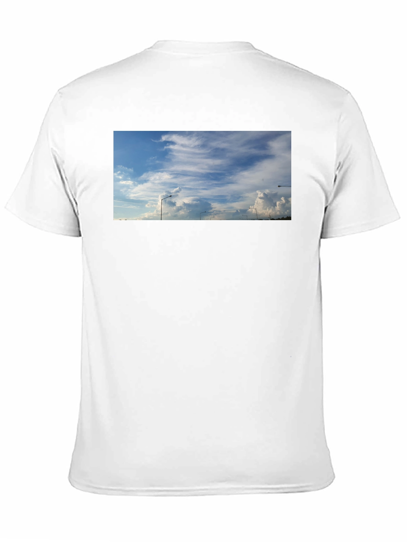 Skyline Graphic Tee - Black Cotton Blend