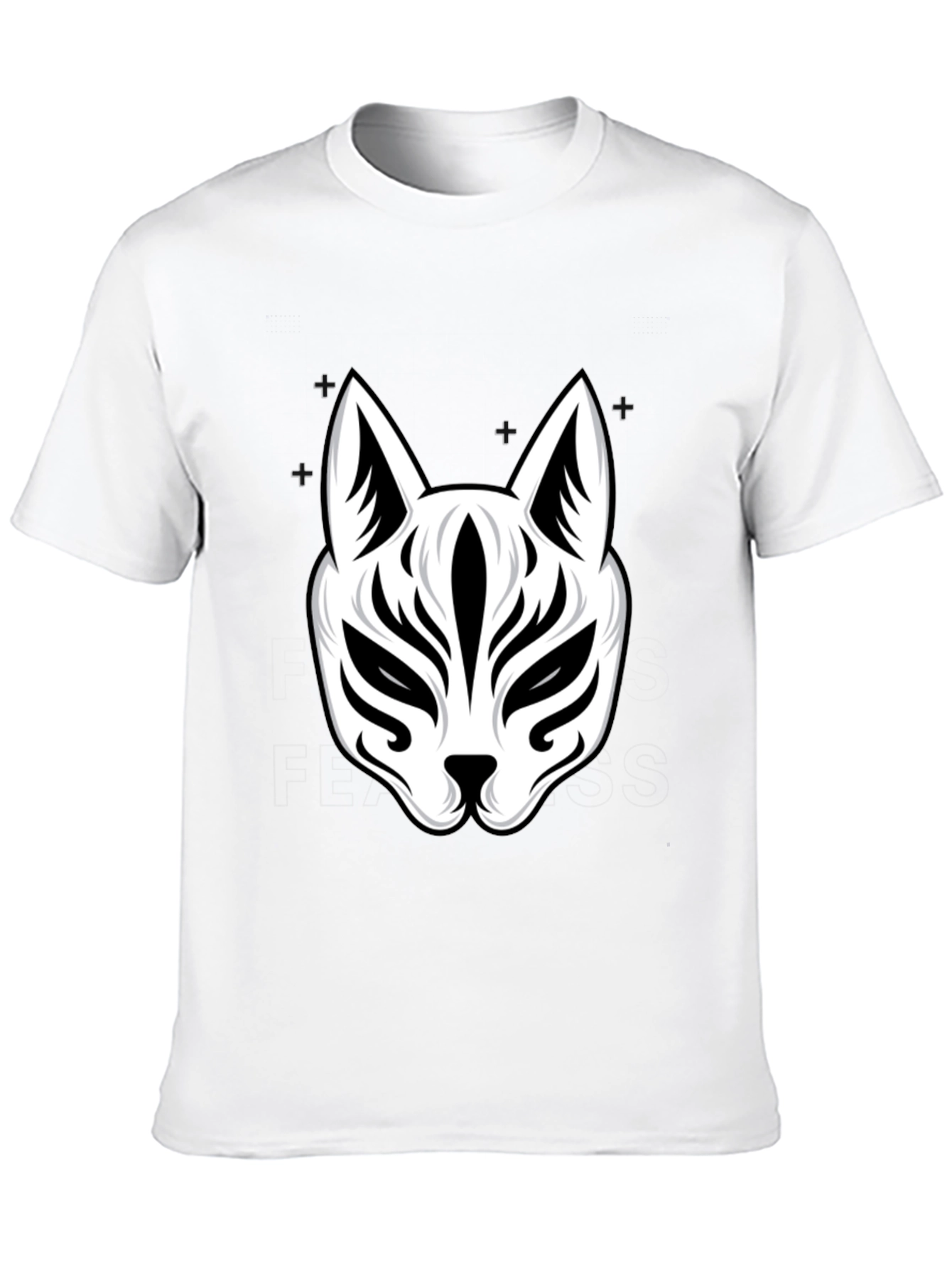 Fox Mask Graphic T-Shirt - Unique Design