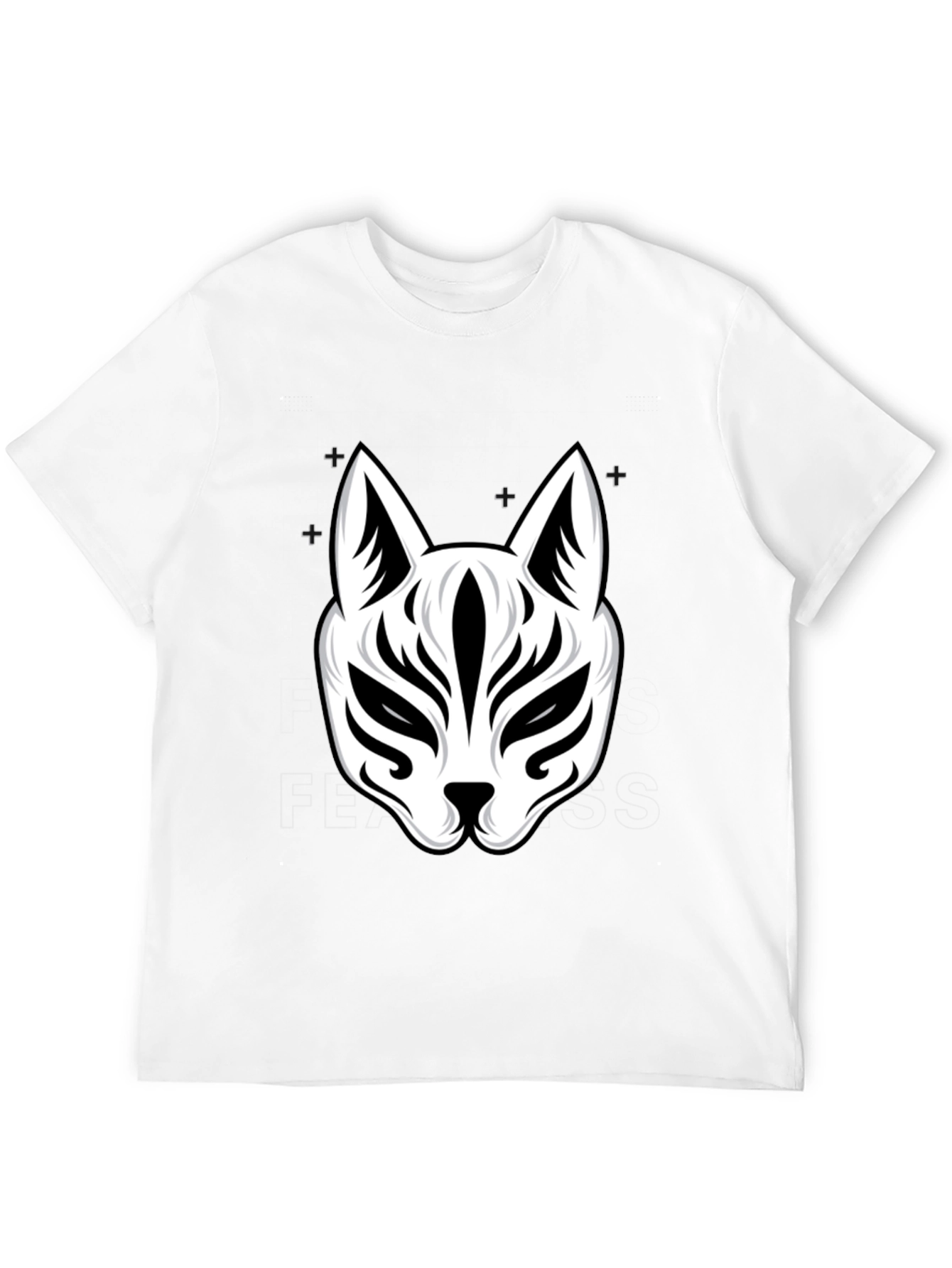 Fox Mask Graphic T-Shirt - Unique Design