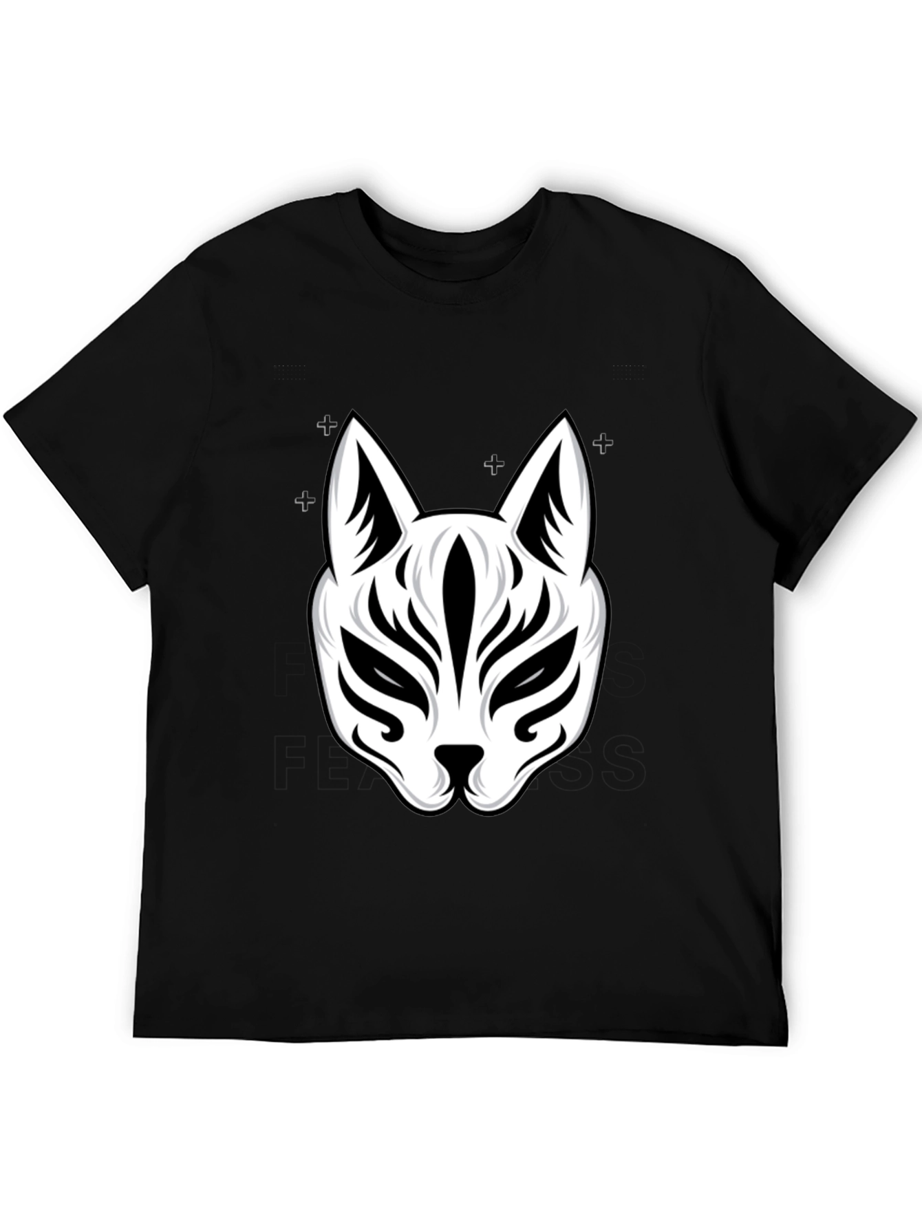 Fox Mask Graphic T-Shirt - Unique Design