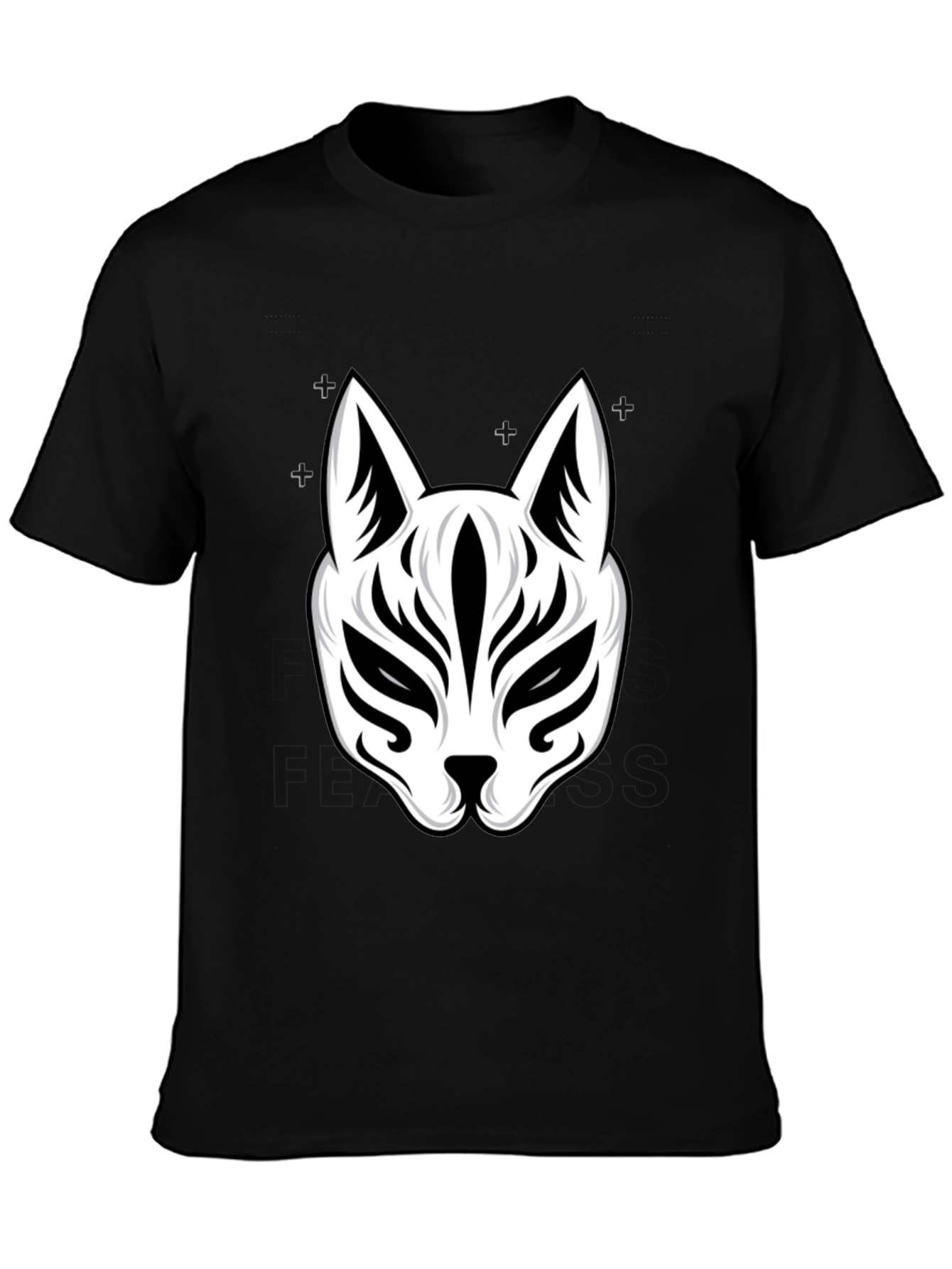 Fox Mask Graphic T-Shirt - Unique Design