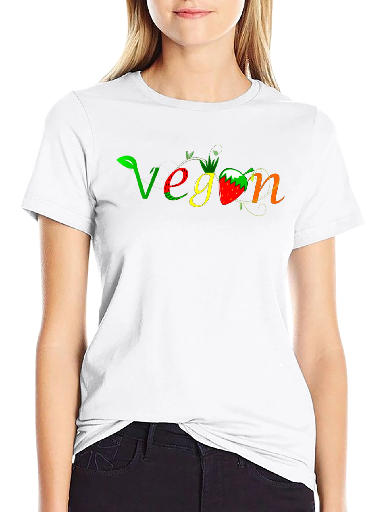 Vegan Graphic Tee - Fresh & Fun Design