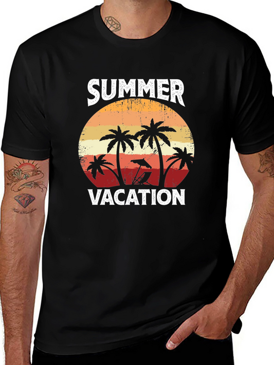 Summer Vacation Graphic T-Shirt