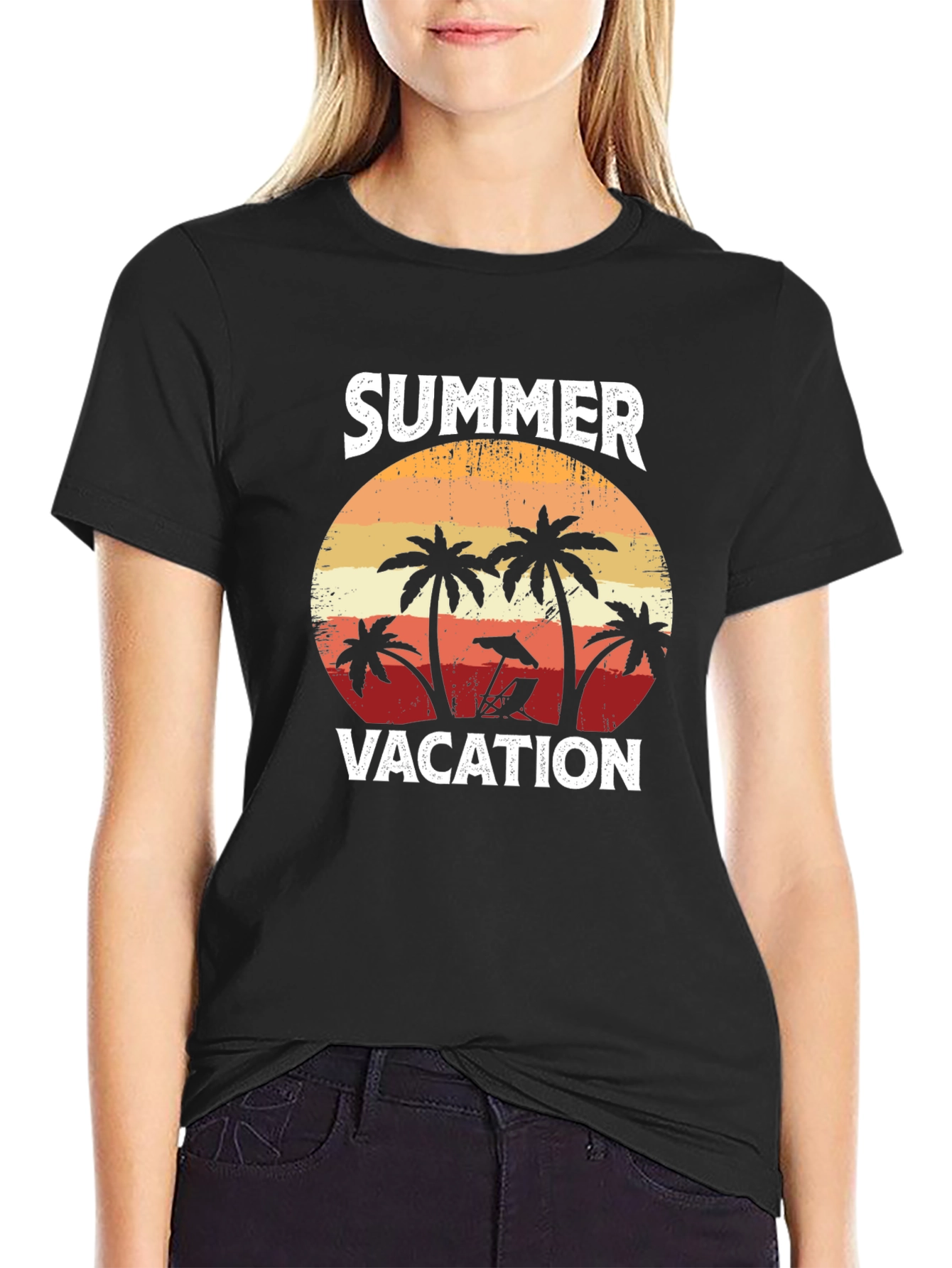 Summer Vacation Graphic T-Shirt