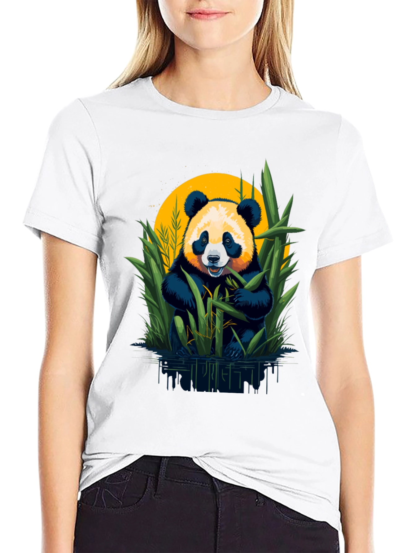 Panda Bamboo Graphic Tee